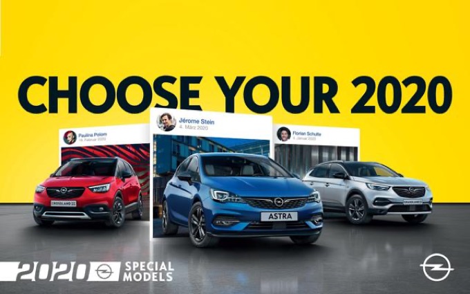 Opel Grandland X, Crossland X e Nuova Astra, con dotazioni più ricche per le versioni ‘Opel 2020’