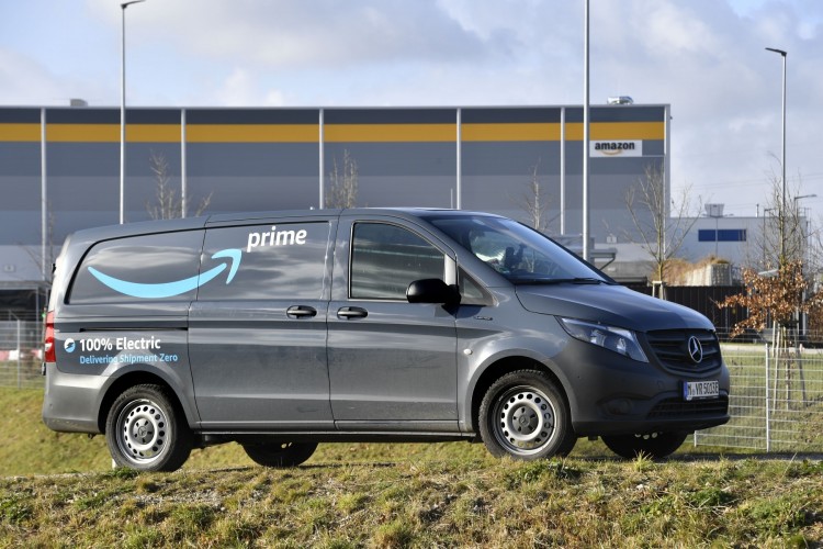 Amazon e Mercedes eVito per le consegne a zero emissioni
