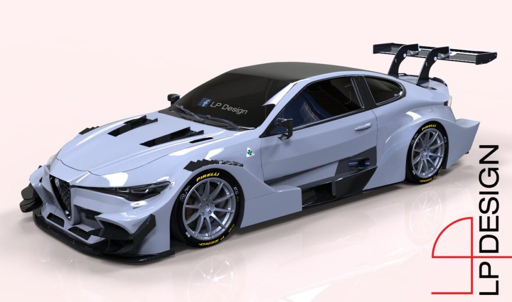 Alfa Giulia GTV: un’altra creatura Racing per il DTM da LP Design [RENDER]