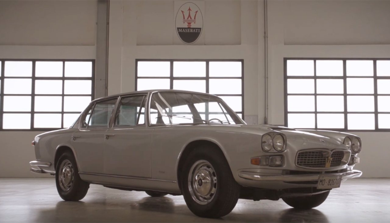 Maserati Quattroporte del 1963: un modello cardine nella storica produzione del marchio [VIDEO]