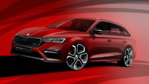 Nuova Skoda Octavia RS iV, ecco i disegni ufficiali della prossima Plug-In ceca [RENDERING]