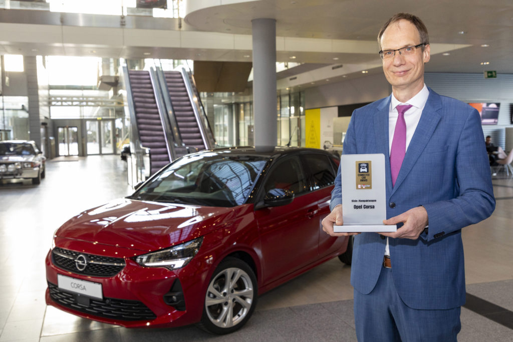 Nuova Opel Corsa vince il Connected Car Award