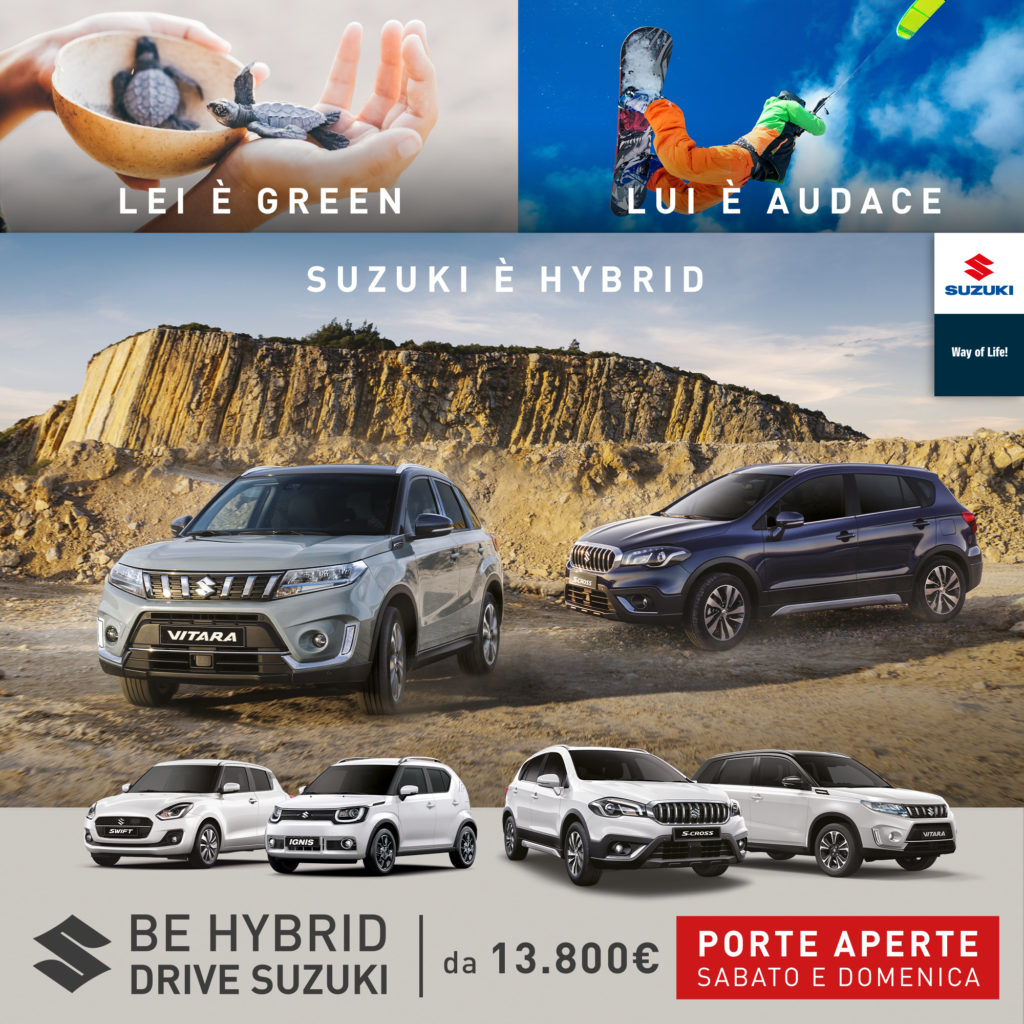 Suzuki Hybrid, tecnologia da scoprire in concessionaria: porte aperte sabato 8 e domenica 9 febbraio