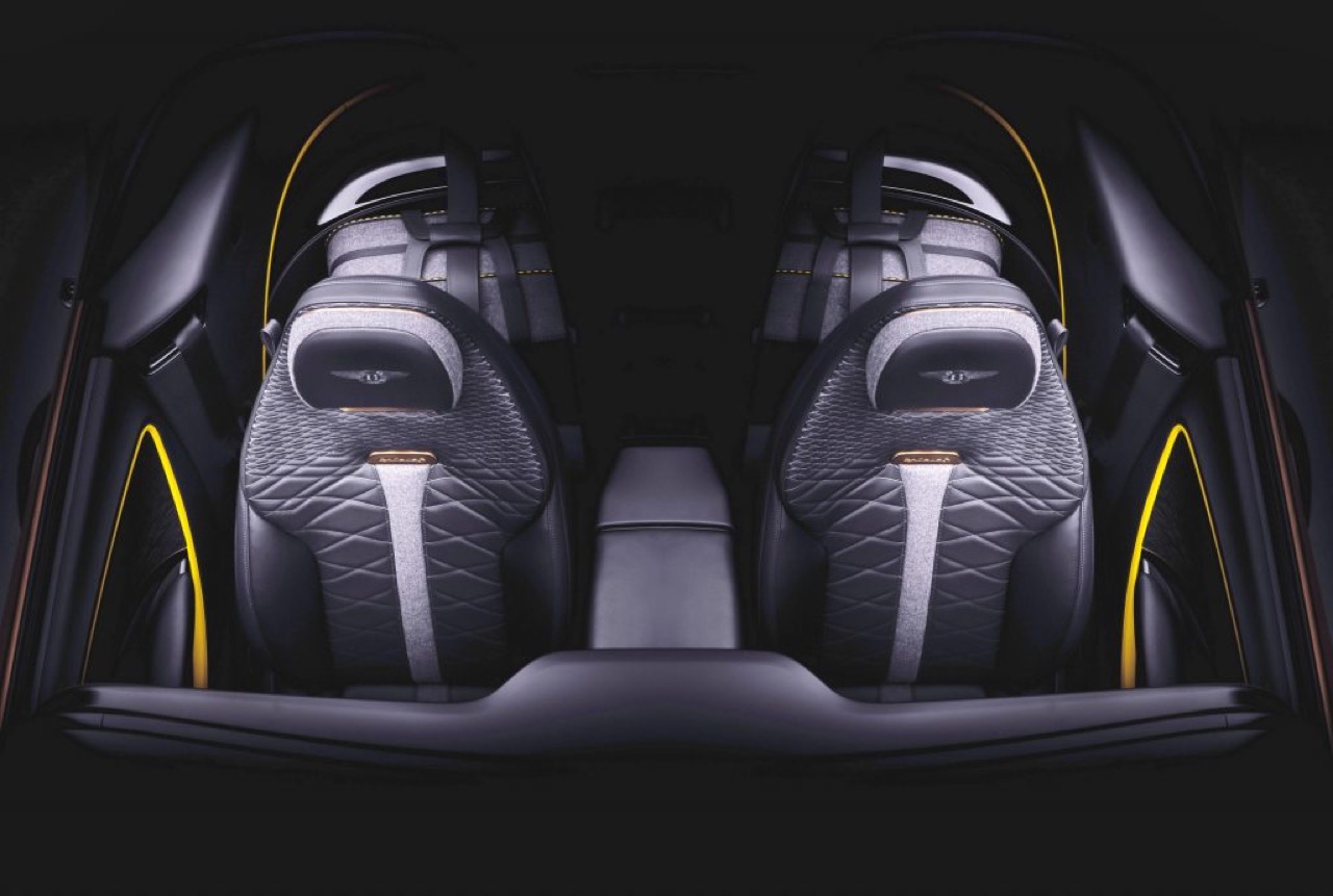 Bentley Mulliner Bacalar, un’altra immagine anticipa il design dei sedili, in attesa di Ginevra 2020 [TEASER]