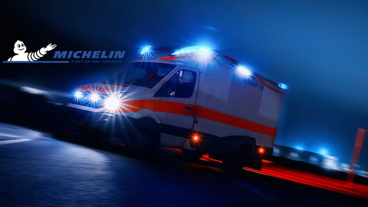 Michelin: ecco pneumatici di scorta gratuiti per ambulanze