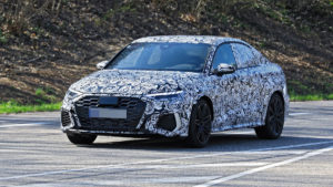 Audi RS3 2020: su strada e pista con la versione Sedan [FOTO e VIDEO SPIA]