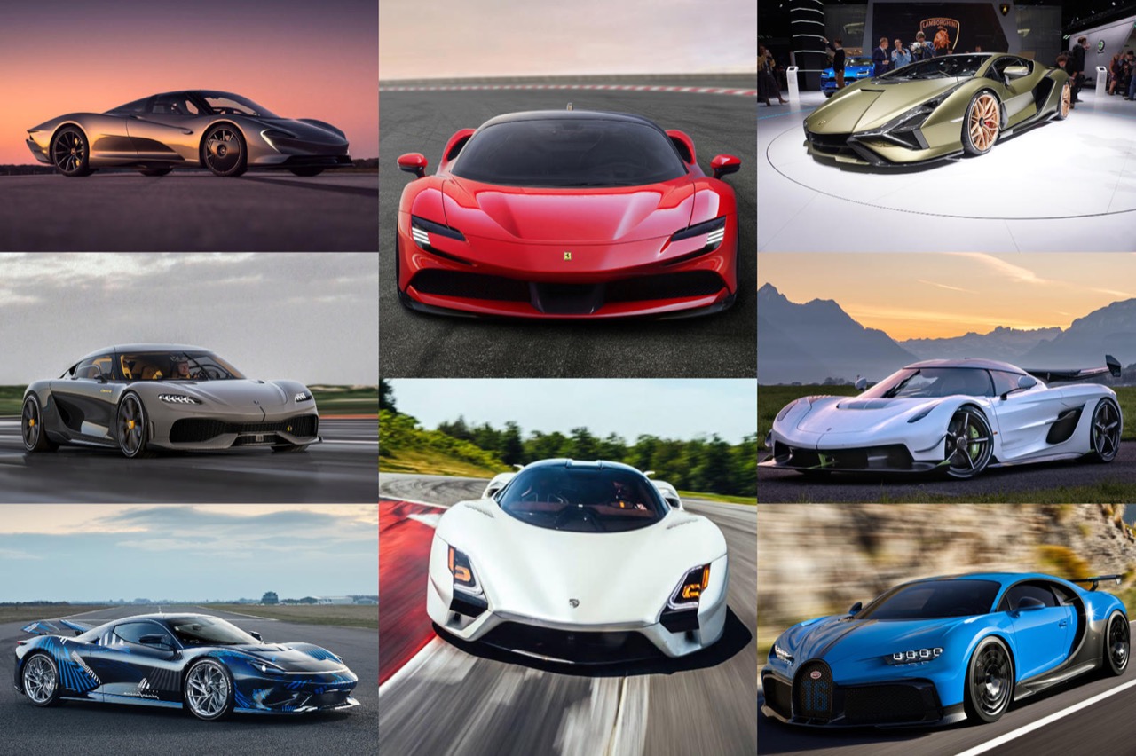 Hypercar: le 8 auto più potenti e veloci del 2020, tra benzina, ibride ed elettriche