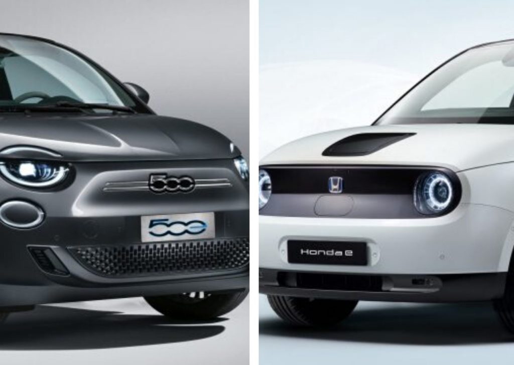 Fiat 500e e Honda E: il confronto tra le due citycar elettriche