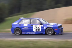 Lancia Delta Integrale: un bolide da 580 CV in azione da cronoscalata [VIDEO]