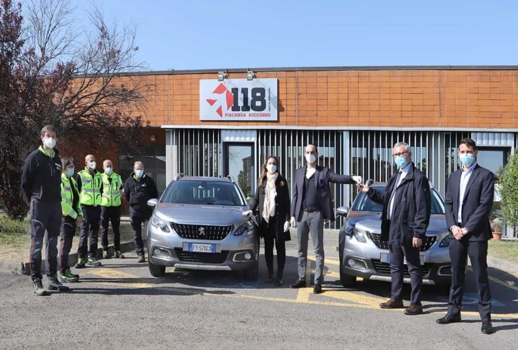 Coronavirus, due Peugeot 2008 per l’AUSL di Piacenza nella lotta al Covid-19