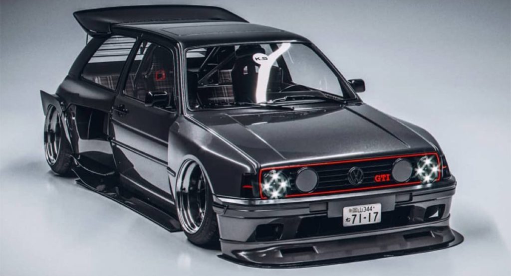 Volkswagen Golf GTI MK2: un body kit estremo che potrebbe diventare realtà