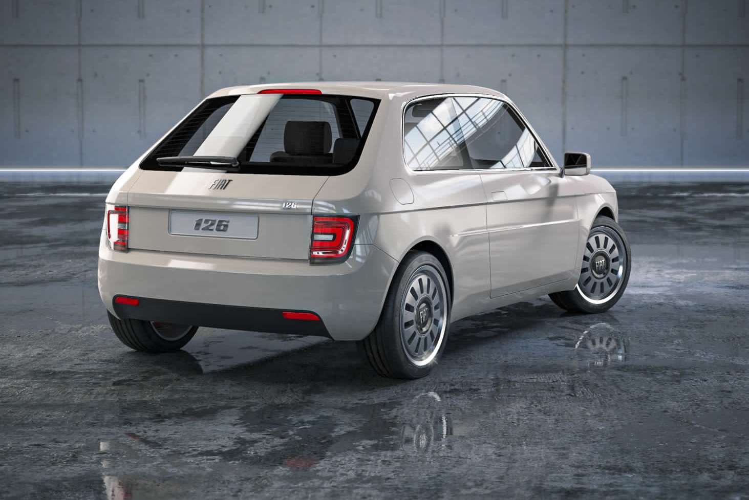 Fiat 126 Nuova Moderna Ed Elettrica Il Render Che Rispolvera Una