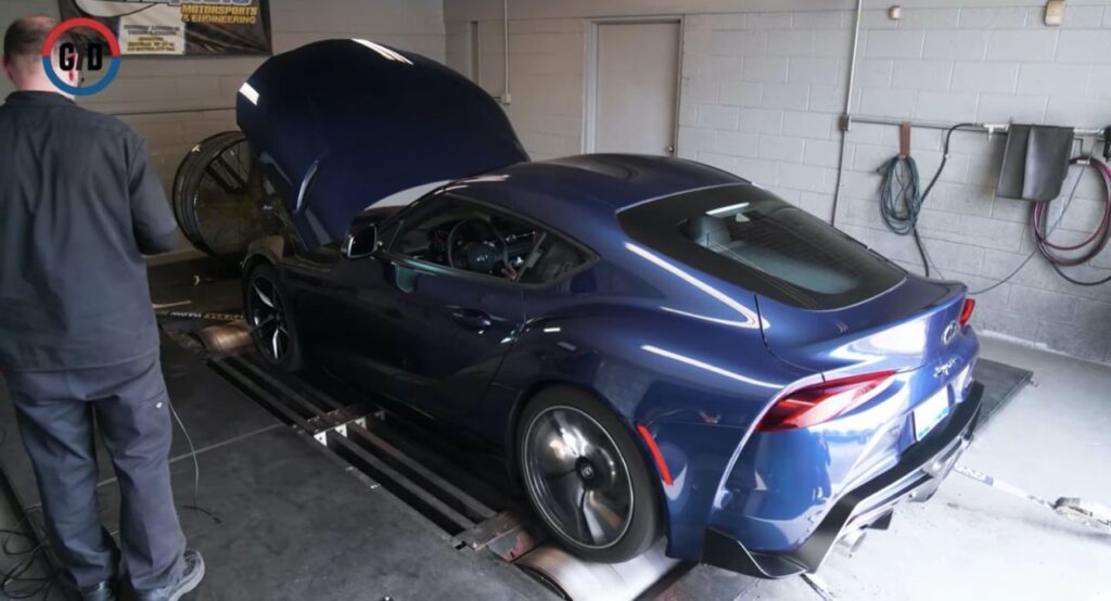 Toyota GR Supra 2021: 50 CV in più rispetto al MY 2020, test sul dyno [VIDEO]