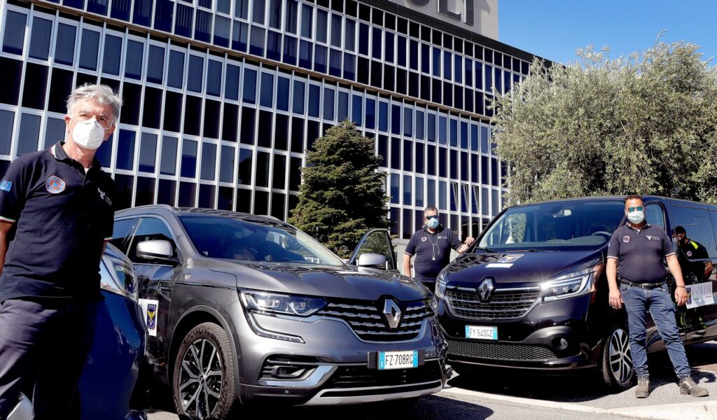 Coronavirus: Renault, supporto alla Protezione Civile nella Fase 2