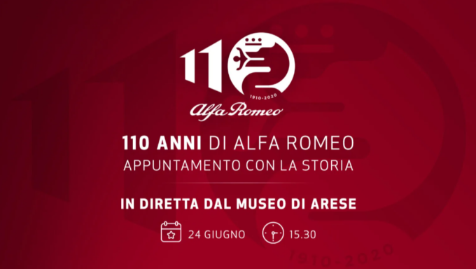 Alfa Romeo: tutto pronto per la festa dei 110 anni di storia del 24 giugno 2020 [STREAMING]