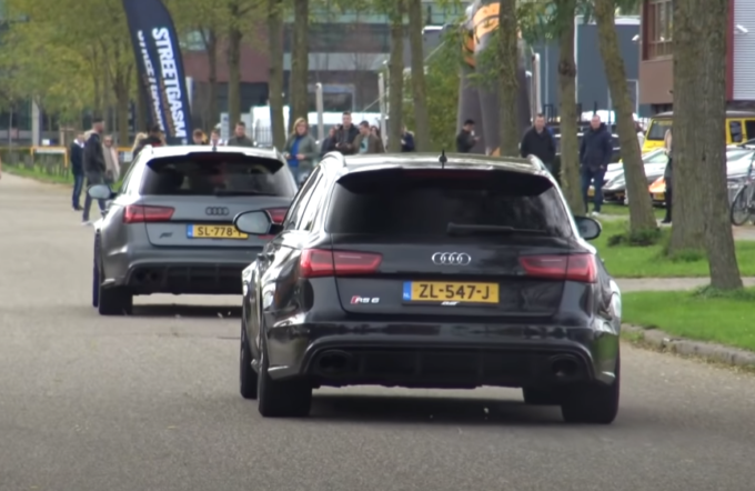 Audi RS6 Avant, che sinfonia! Carrellata di accelerazioni di esemplari con scarico Milltek [VIDEO]