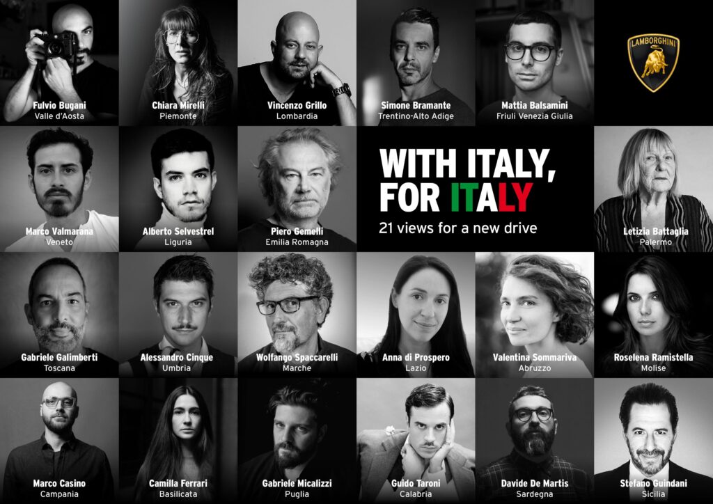 Lamborghini lancia il progetto fotografico “With Italy, For Italy” per supportare il Paese