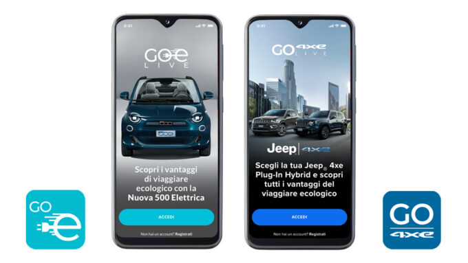 FCA, con e-Mobility lancia l’app GOe per vivere l’esperienza dell’auto elettrificata ancor prima di acquistarla