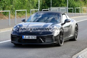 Porsche 911 Targa GTS 2021: i test al Nurburgring verso il debutto [FOTO SPIA]