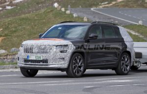 Skoda Kodiaq 2021: test in strada per il restyling del SUV [VIDEO SPIA]