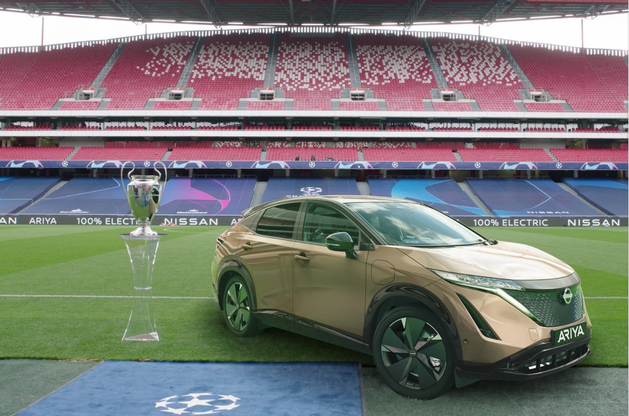 Nissan: un drive-in e l’Ariya per la finale di Champions League