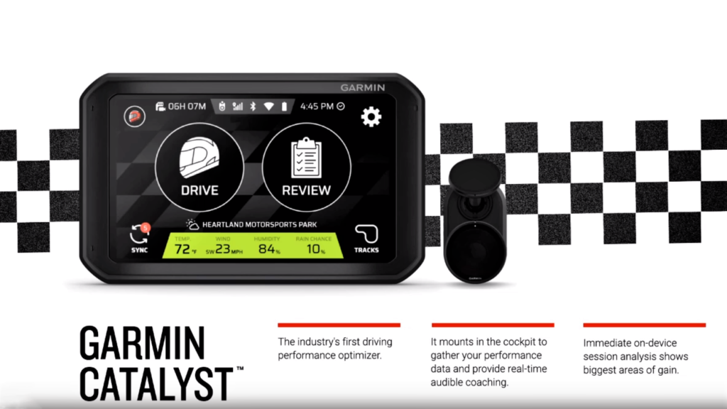 Garmin Catalyst: il “virtual coach” per migliorare la guida in pista