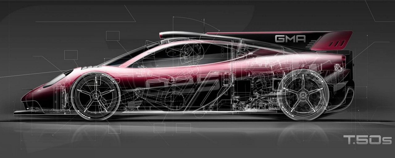 Gordon Murray T.50s: la versione da pista da 730 CV e 890 kg di peso