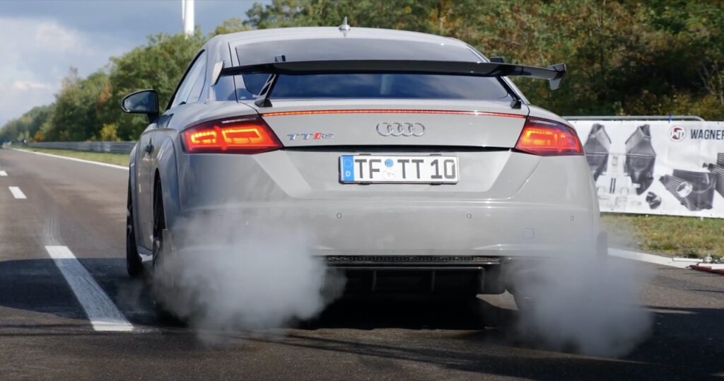 Audi TT RS: oltre 800 CV per questo tuning assurdo in Germania [VIDEO]