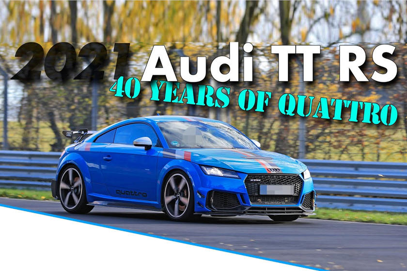 Audi TT RS 40 Years of Quattro: l’edizione celebrativa al Nurburgring  [VIDEO]