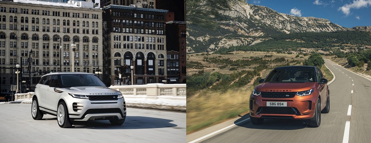 Range Rover Evoque e Land Rover Discovery Sport: si aggiornano per il 2021