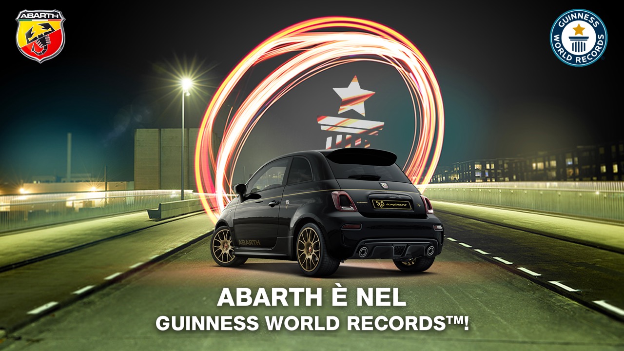 Abarth: un Guinness dei primati per il più grande raduno digitale