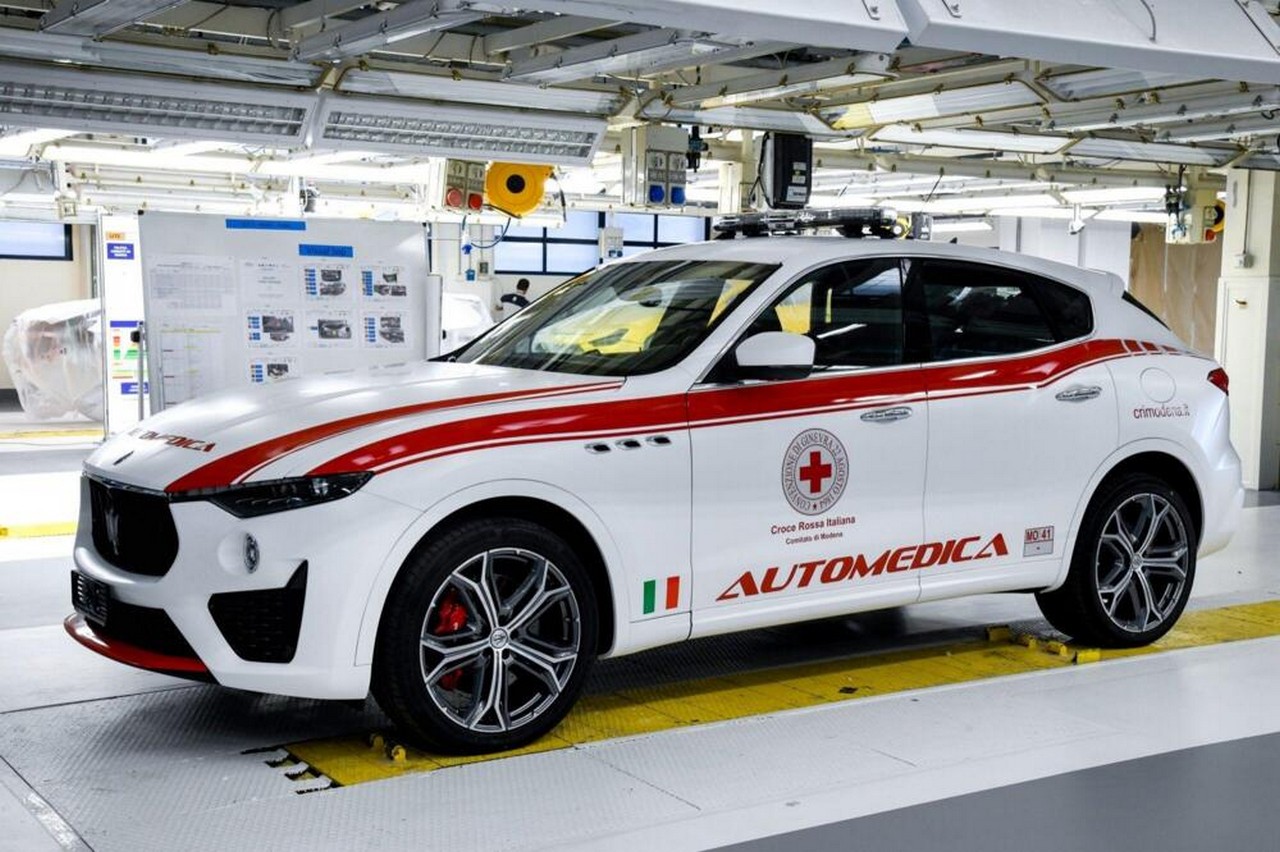 Maserati Levante Croce Rossa: una automedica per la CRI di Modena