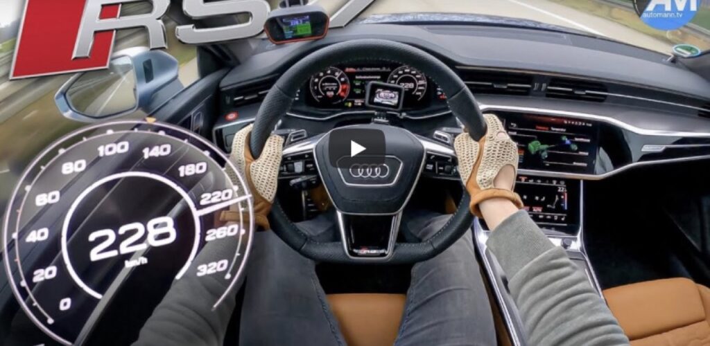 Audi RS7 2021: spingono al limite i suoi 600 CV sulle Autobahn tedesche [VIDEO]