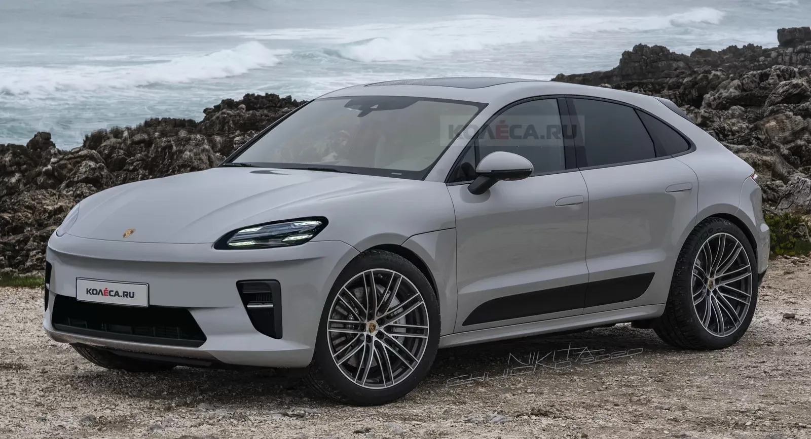 Porsche Macan EV 2022: sarà molto simile al RENDER di Kolesa