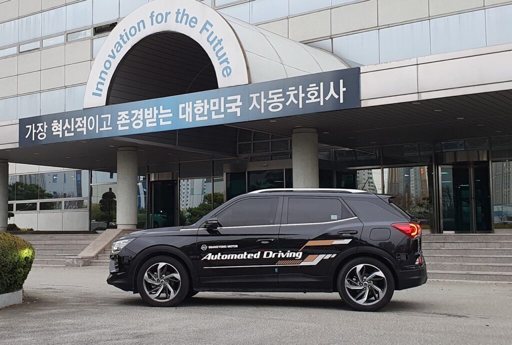SsangYong Korando: test su strada con guida autonoma di livello 3