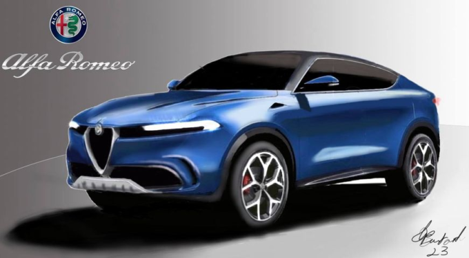 Alfa Romeo Tonale Coupé: il futuro SUV compatto immaginato in chiave più sportiva [RENDER]