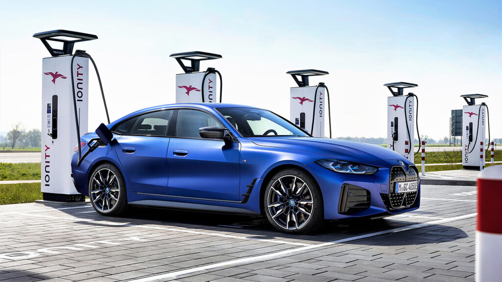 BMW i4 M50 Ionity