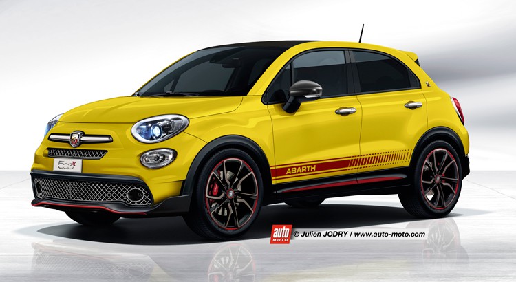 Fiat 500X Abarth: il RENDER del SUV sportivo italiano