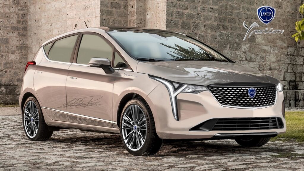 Lancia Ypsilon 2024: linee eleganti e anche elettrica [RENDER]