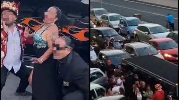 Napoli: TikToker blocca Riviera di Chiaia con la Limousine per fare un video musicale