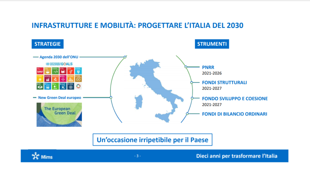 Infrastrutture e mobilità: il piano per il futuro dell’Italia è all’insegna della sostenibilità