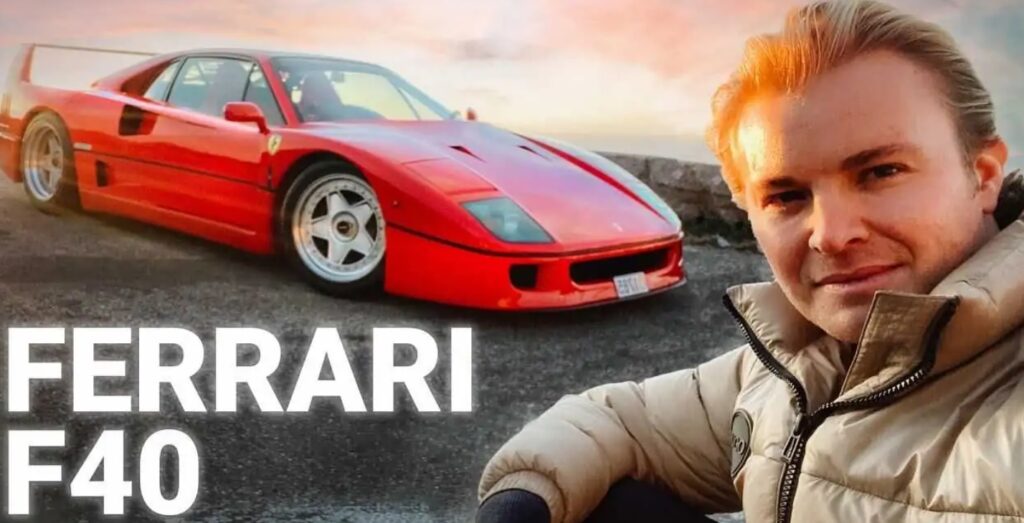 Ferrari F40: Nico Rosberg ne guida una e realizza il suo sogno [VIDEO]
