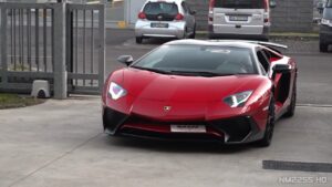 Lamborghini Aventador SV spara fiamme sul banco di prova [VIDEO]