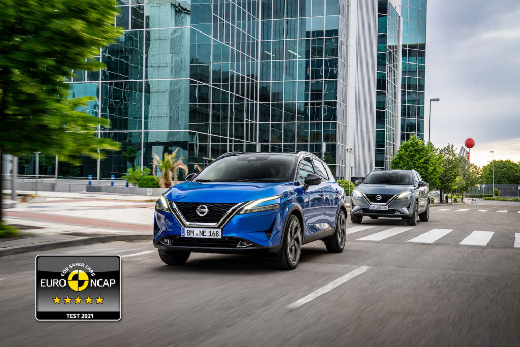 Nuovo Nissan Qashqai conquista le cinque stelle Euro NCAP