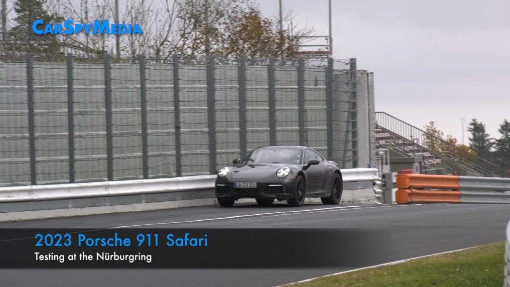 Porsche 911 Safari: l’ultimo prototipo sfreccia sul Nurburgring [VIDEO]