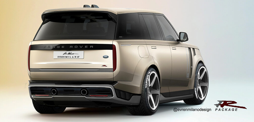 Range Rover 2022 RR Package: più cattiva col bodykit di Evren Milano [RENDER]