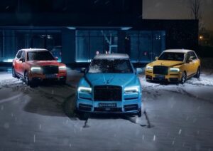 Rolls-Royce Cullinan Black and Bright: svelati a Mosca cinque esclusivi esemplari
