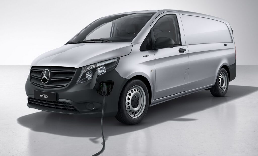 Mercedes eVito Furgone 2022: l’autonomia sale fino a 314 km