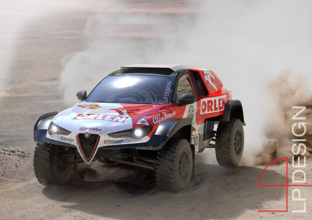 Alfa Romeo Stelvio DKR: il Biscione si dà al rally? [RENDER]