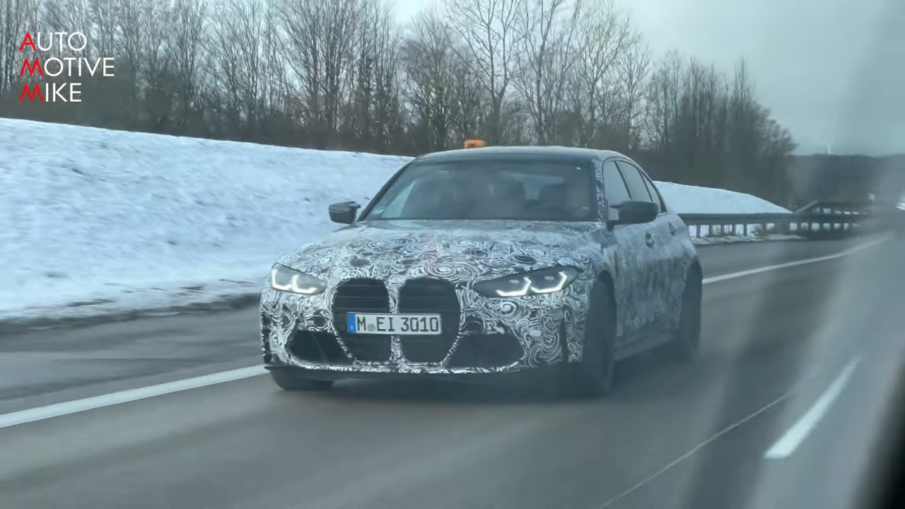 BMW M3 CS 2023 nuovo prototipo
